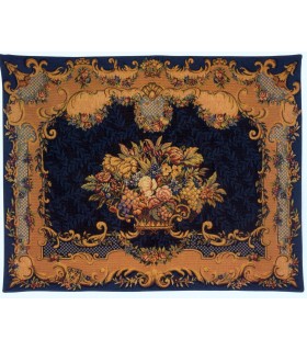TAPISSERIE BOUQUET TRIANON Nuit - Tapisserie d'Halluin