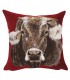 red cow cushion Ref. 8730 - © tapisseries d'Halluin