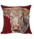 Coquette cow cushion red Ref. 8731 -©tapestry of halluin