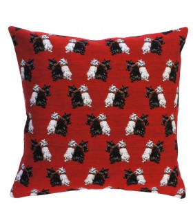coussin chien scottish Ref. 1208- Tapisserie d'Halluin