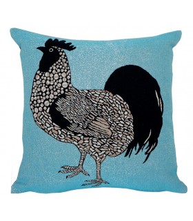 Coussin coq hardi Ref. 8691 - Tapisseries d'Halluin