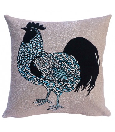 Cushion Coq hardi Ref. 8691 - Halluin Tapestry