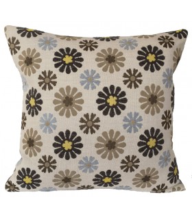 coussin fleur de mousse Ref. 1244 - tapisserie d'halluin