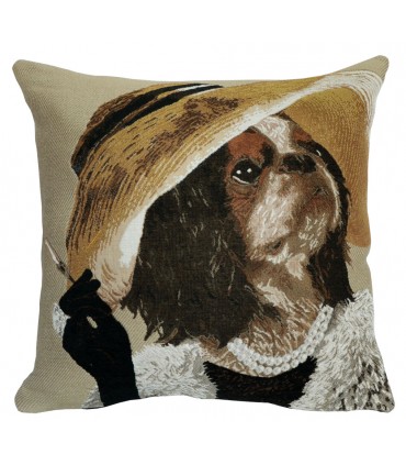 Cushion Capeline Ref. 8747 - Halluin tapestry