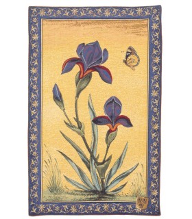 TAPISSERIE FLEURS D'IRIS - Tapisserie d'Halluin