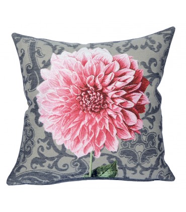 Cushion Dahlia of Versailles Ref. 8763 - Halluin tapestry