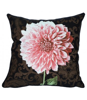Cushion Dahlia of Versailles Ref. 8763 - Halluin tapestry