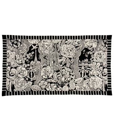 TAPISSERIE BALCON FLEURI SUR PARIS - Tapisserie d'Halluin