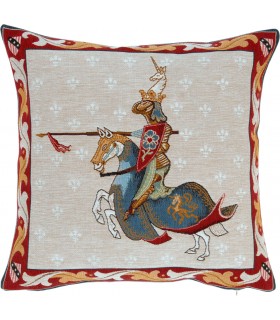 Coussin Chevalier à la licorne Ref. 8465 - Tapisserie d'Halluin