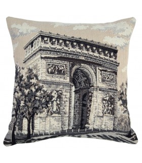 Cushion Arc de Triomphe Ref. 8063 - Halluin tapestry