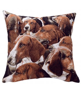 Cushion Chasse à courre ref. 8806 - Halluin tapestry