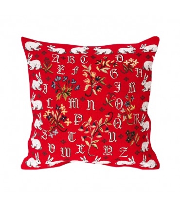 Cushion Abécédaire Ref. 8303 - Halluin tapestry