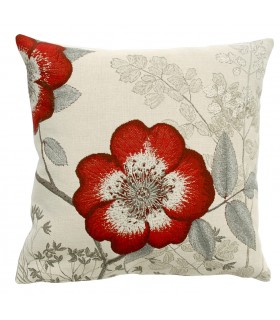 Coussin La flamboyante Ref. 8327 - Tapisserie d'Halluin - floral- jacquard