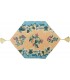Table runner lemon apricot Ref. 7638 - Halluin tapestry