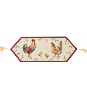 Table runner farmyard Ref. 7878 - Halluin tapestry