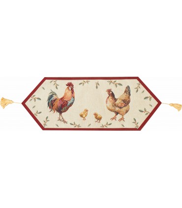 Table runner farmyard Ref. 7878 - Halluin tapestry