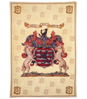 TAPISSERIE BLASON "ARTE & MARTE" - Tapisserie d'Halluin