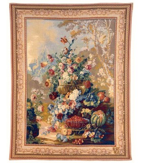 tapisserie Bouquet d'Arlay verticale - ©Tapisseries d'Halluin
