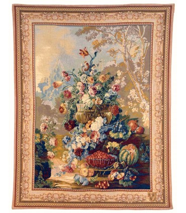tapisserie Bouquet d'Arlay verticale - ©Tapisseries d'Halluin
