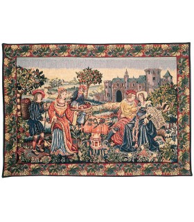 TAPISSERIE REPAS DES VENDANGES  - Tapisserie d'Halluin